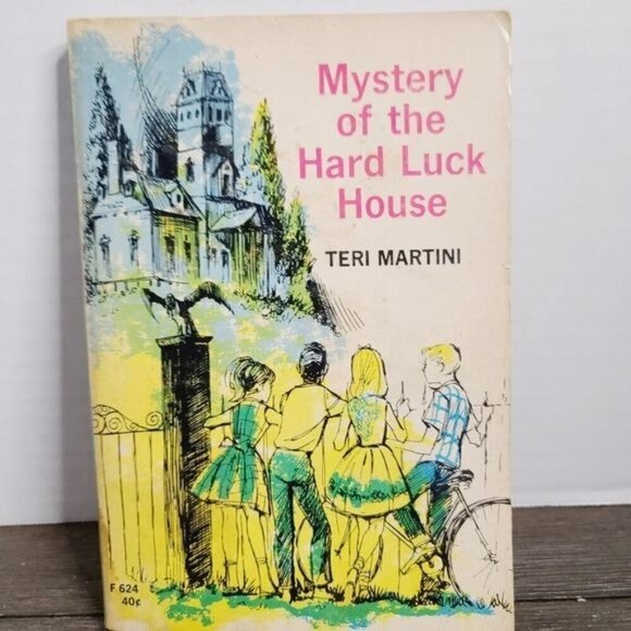 Vintage 1960s Mystery of the Hard Luck House by Teri Martin Paperback Book - Picture 12 of 12